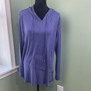 Heathered Blue/Purple Hoodie XL
